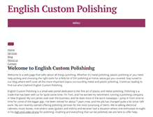 Tablet Screenshot of englishcustompolishing.com